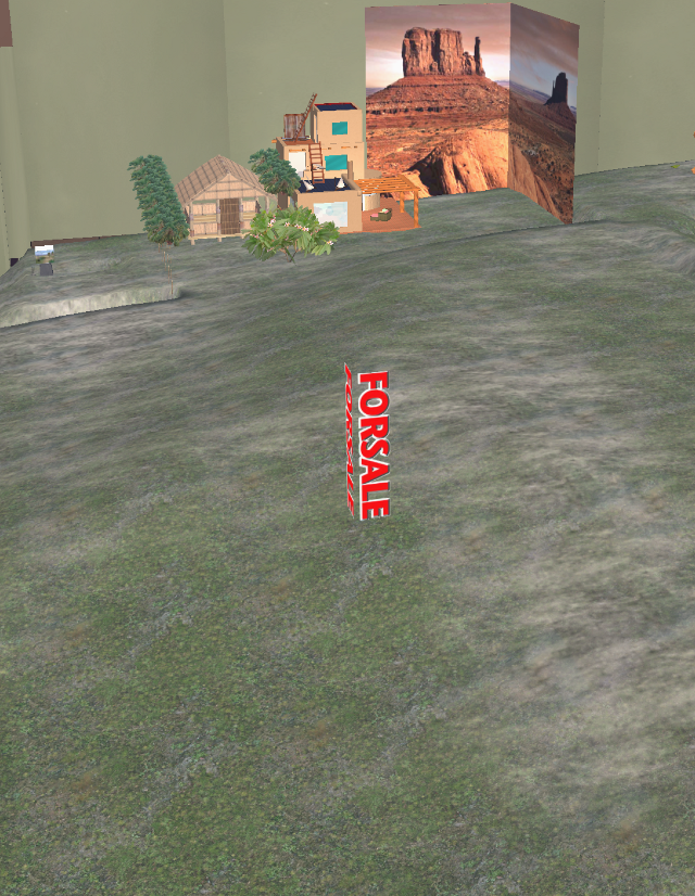 ClearedLand640x826 Large empty parcel in Second Life