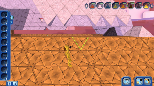 World1Pyramaniac The second pyramid before I cut the last supports to take all the bonestone