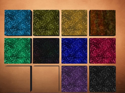 The Acid Burnt Chiffon Velvets (plus one fractal)