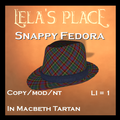 FedorasLelasPlaceMacbethTartan