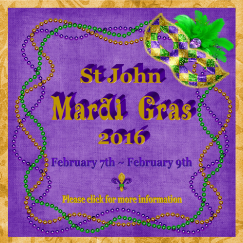 MardiGras 2016 StJohn Poster FRAMED FINAL
