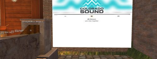 Meanwhile, I FINALLY GOT MOAP to play my favorite music station.#TheColoradoSound #SecondLifeSolutions