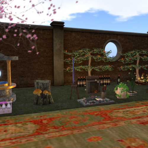 A virtual farm sale in Second Life